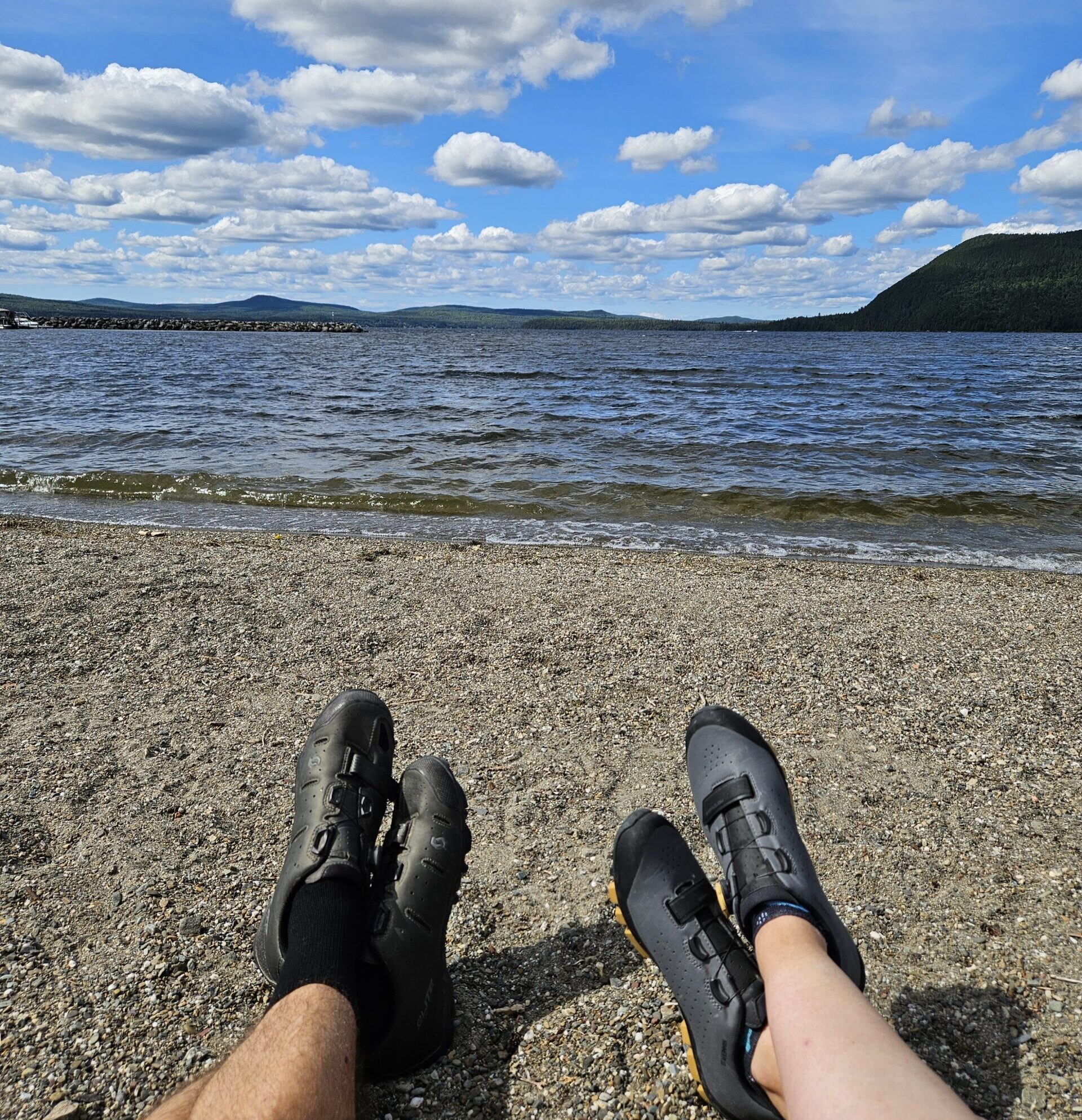 Week-end de vélo au Lac Témiscouata (avec un chien)